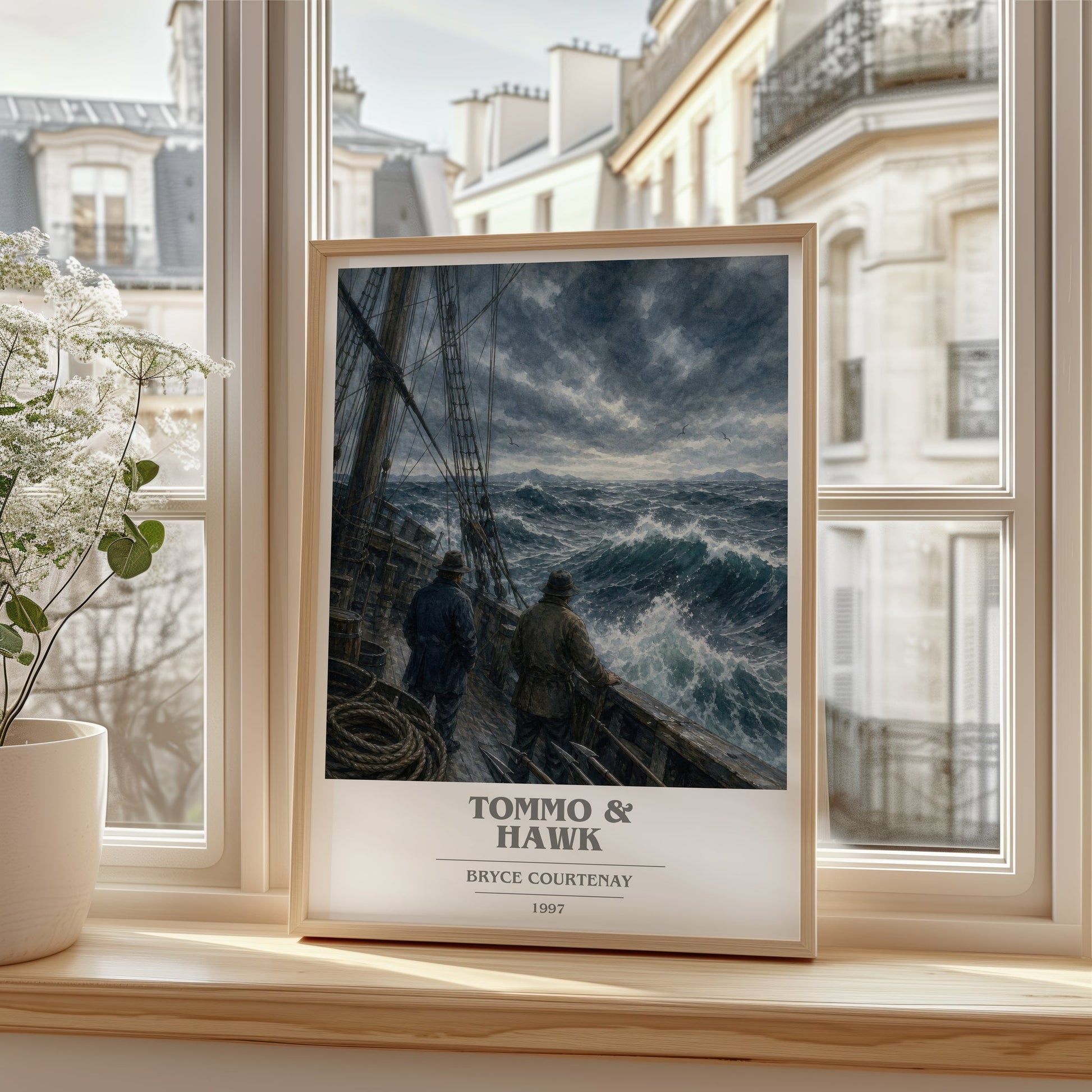 Tommo & Hawk book cover poster colour and style options – Bryce Courtenay book art