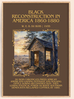 Black reconstruction in America 1860-1880 Minimalist Book Poster – W. – image 1