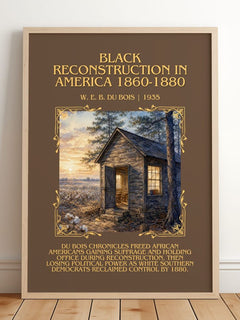 Black reconstruction in America 1860-1880 Minimalist Book Poster – W. – image 2
