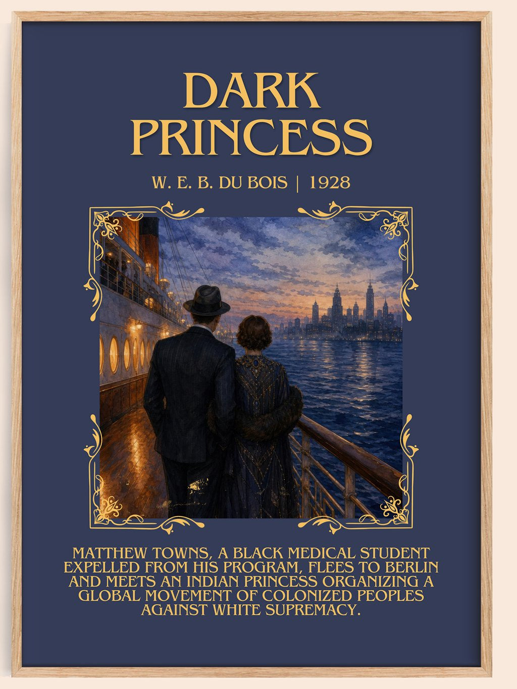 Dark princess Minimalist Book Poster by W. E. B. Du Bois – book poster