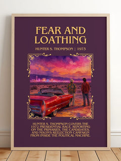 Fear and Loathing Minimalist Book Poster by Hunter S. Thompson – image 2