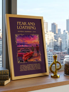 Fear and Loathing Minimalist Book Poster by Hunter S. Thompson – image 3