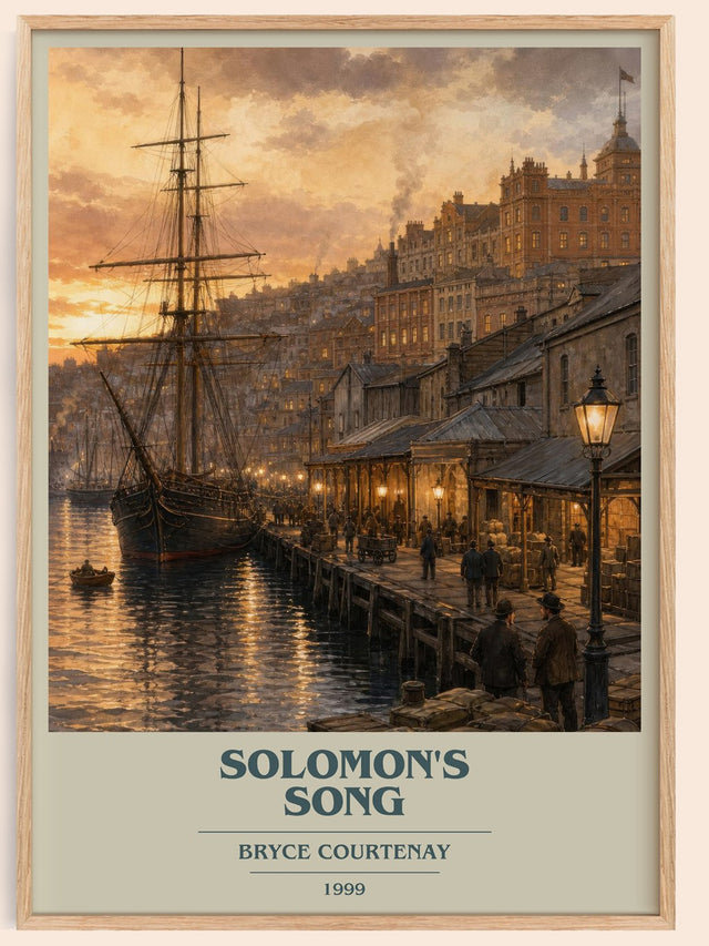 Solomon'S Song Book Cover Poster by Bryce Courtenay