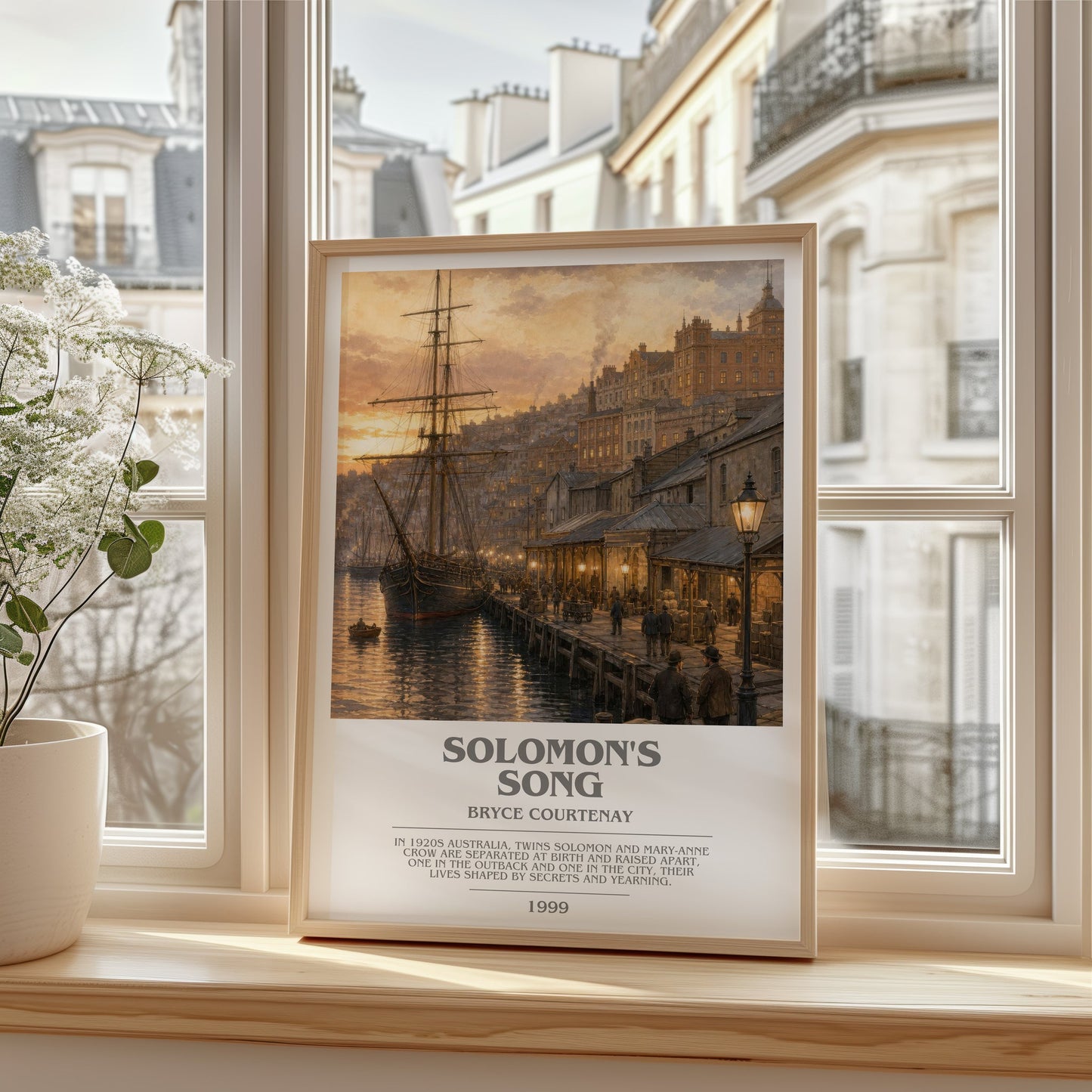 Solomon'S Song bookish poster colour and style options – Bryce Courtenay book art