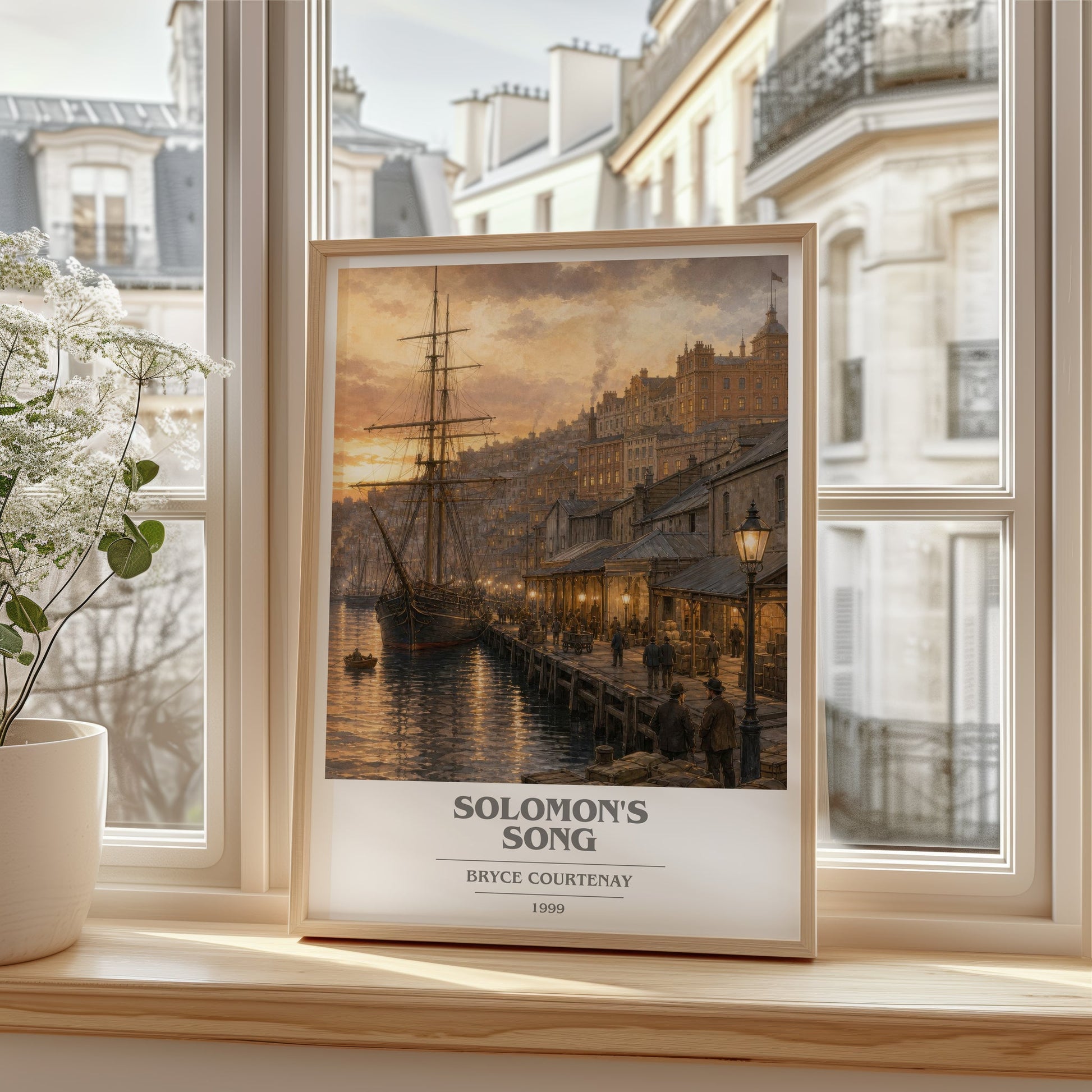 Solomon'S Song book cover poster colour and style options – Bryce Courtenay book art