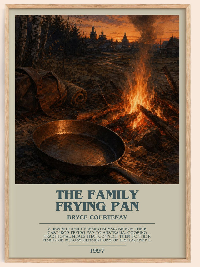 The Family Frying Pan Bookish Wall Art by Bryce Courtenay