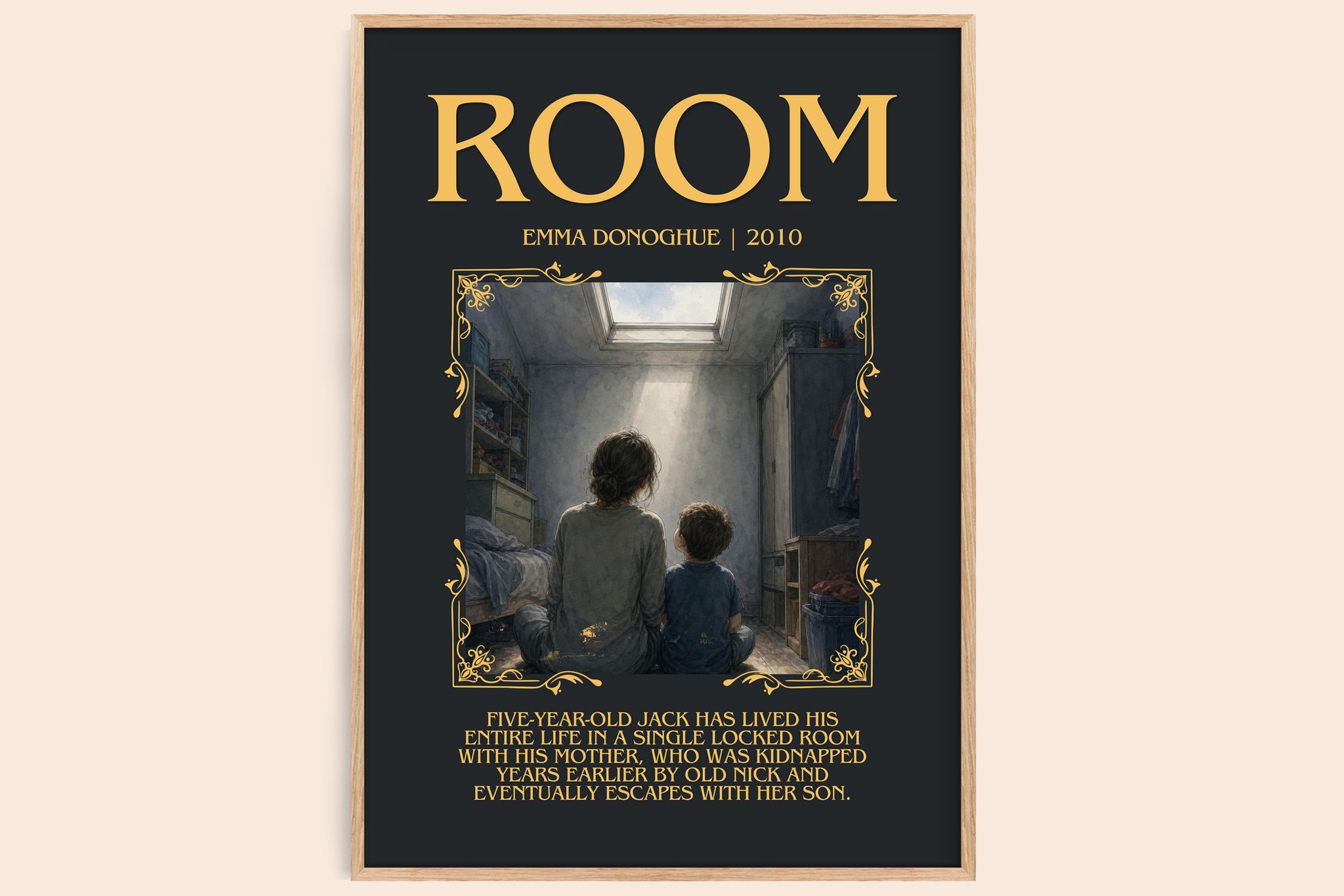 Room Minimalist Book Poster by Emma Donoghue