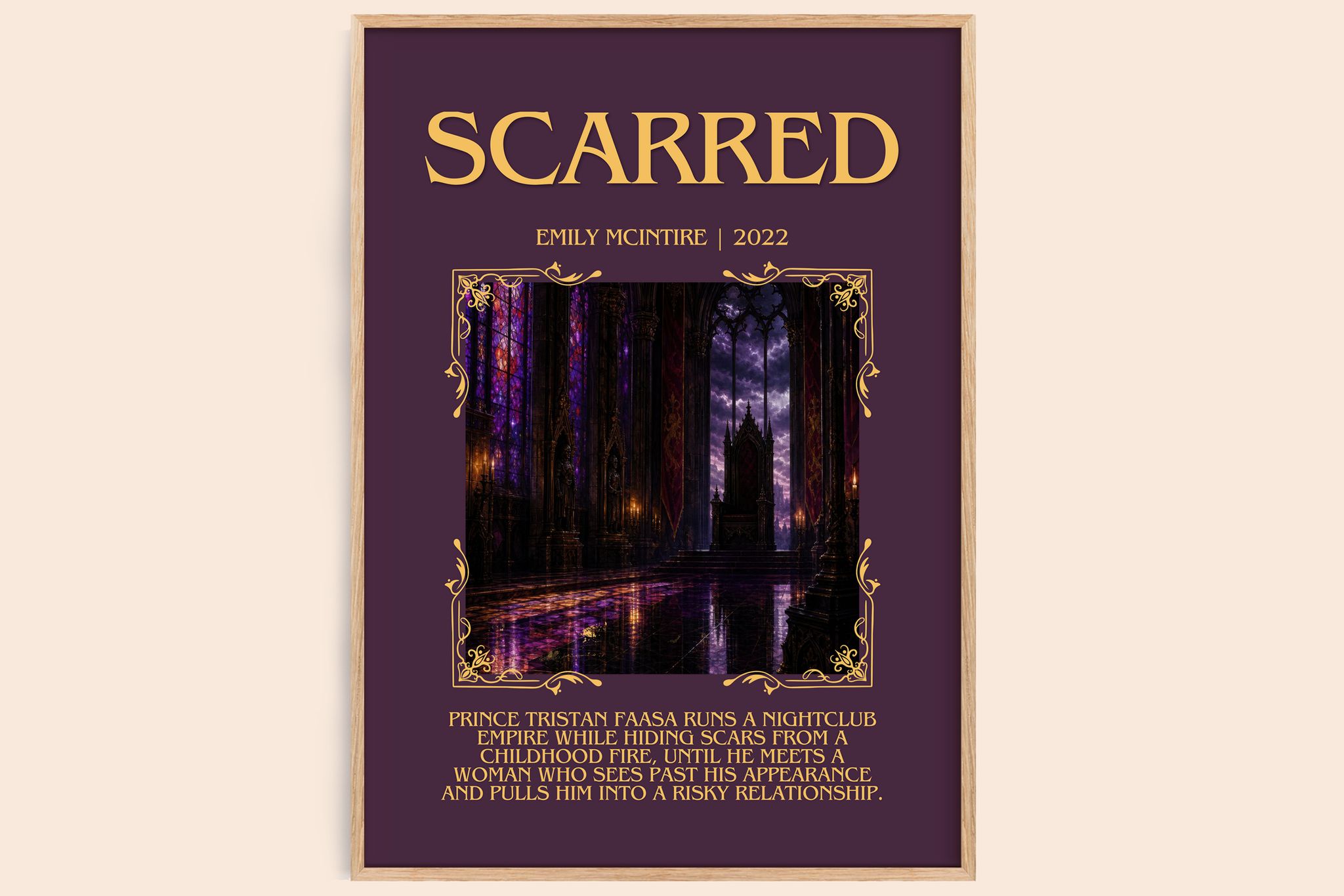 Scarred Minimalist Book Poster by Emily McIntire