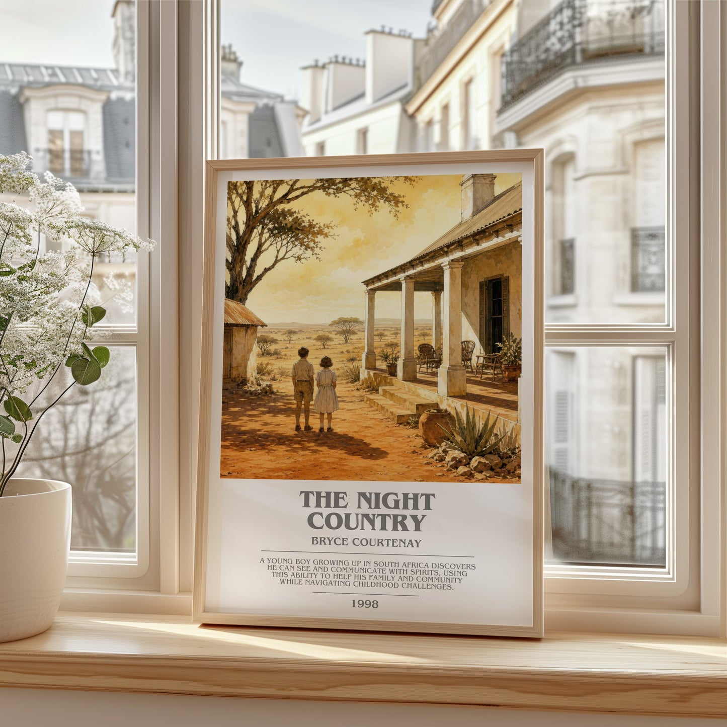 The Night Country bookish poster colour and style options – Bryce Courtenay book art