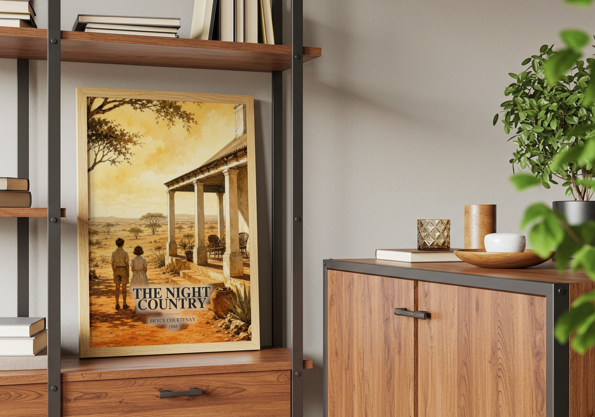 The Night Country book watercolour illustration paper finish options – matte satin gloss