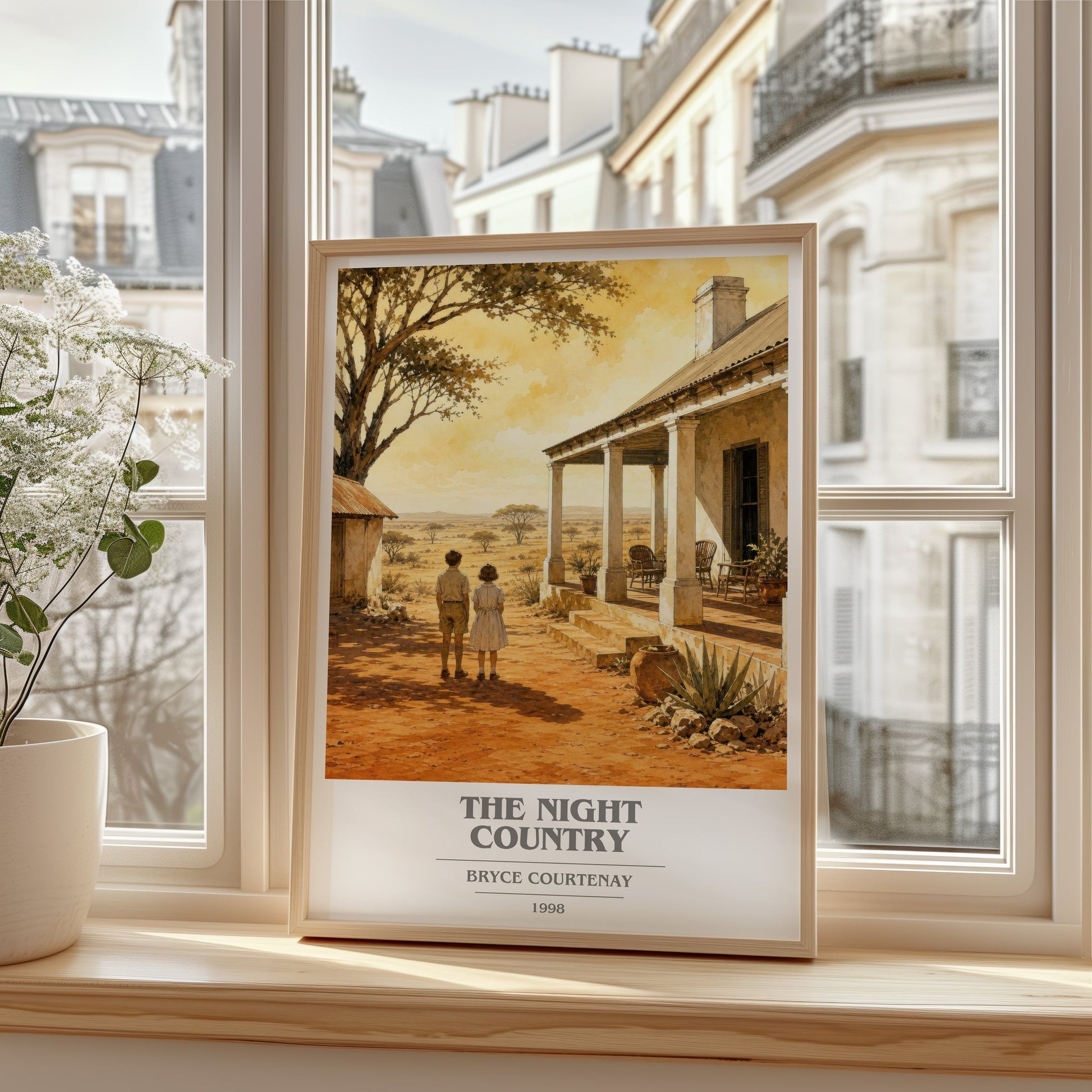 The Night Country book cover poster colour and style options – Bryce Courtenay book art