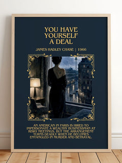 You have yourself a deal Minimalist Book Poster by James Hadley Chase – image 2