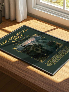 The drowned cities Minimalist Book Poster by Paolo Bacigalupi – image 4