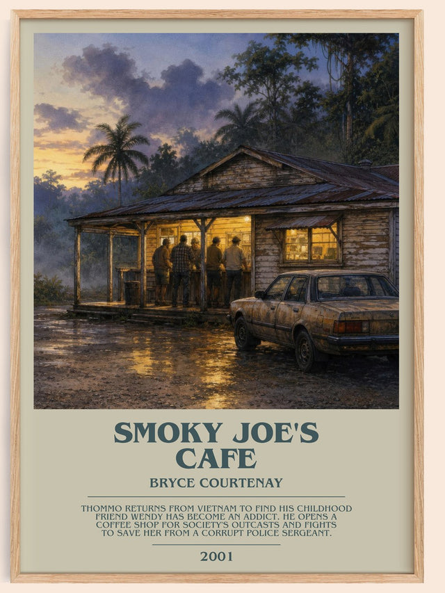 Smoky Joe'S Cafe Bookish Wall Art by Bryce Courtenay