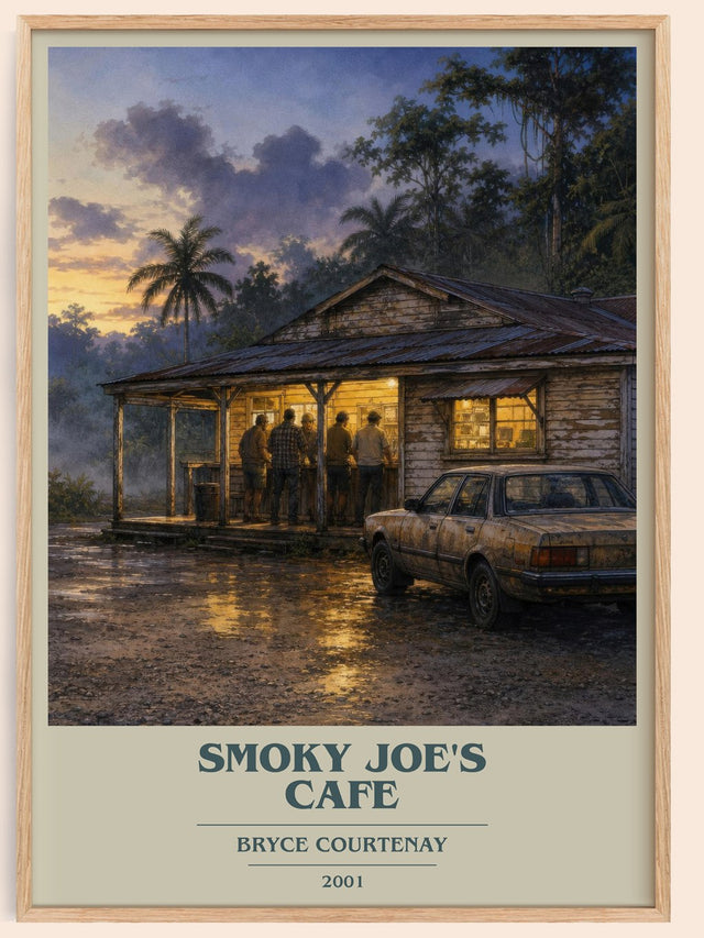 Smoky Joe'S Cafe Book Cover Poster by Bryce Courtenay