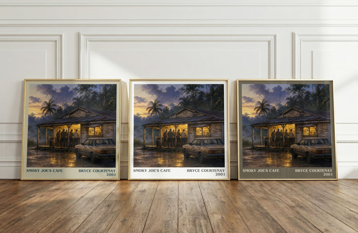 Smoky Joe'S Cafe literary art print colour and style options – Bryce Courtenay book art