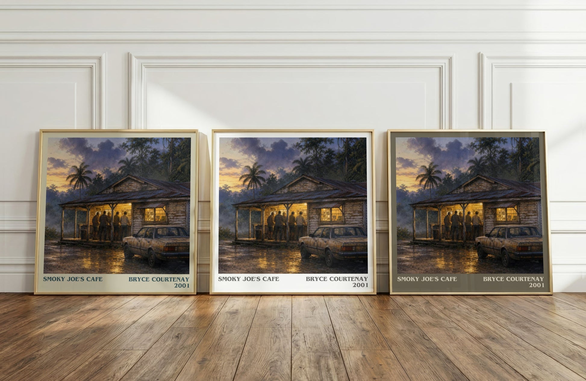 Smoky Joe'S Cafe literary art print colour and style options – Bryce Courtenay book art