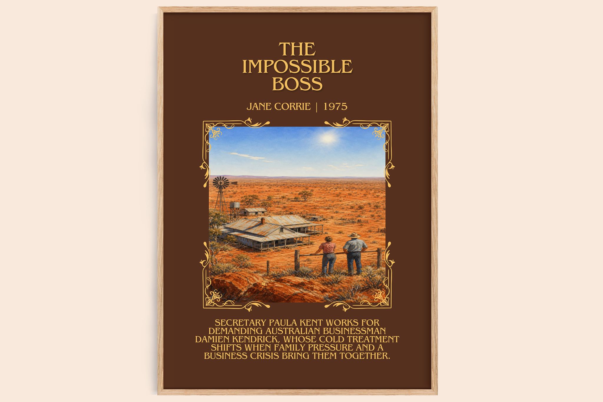 The Impossible Boss Minimalist Book Poster by Jane Corrie