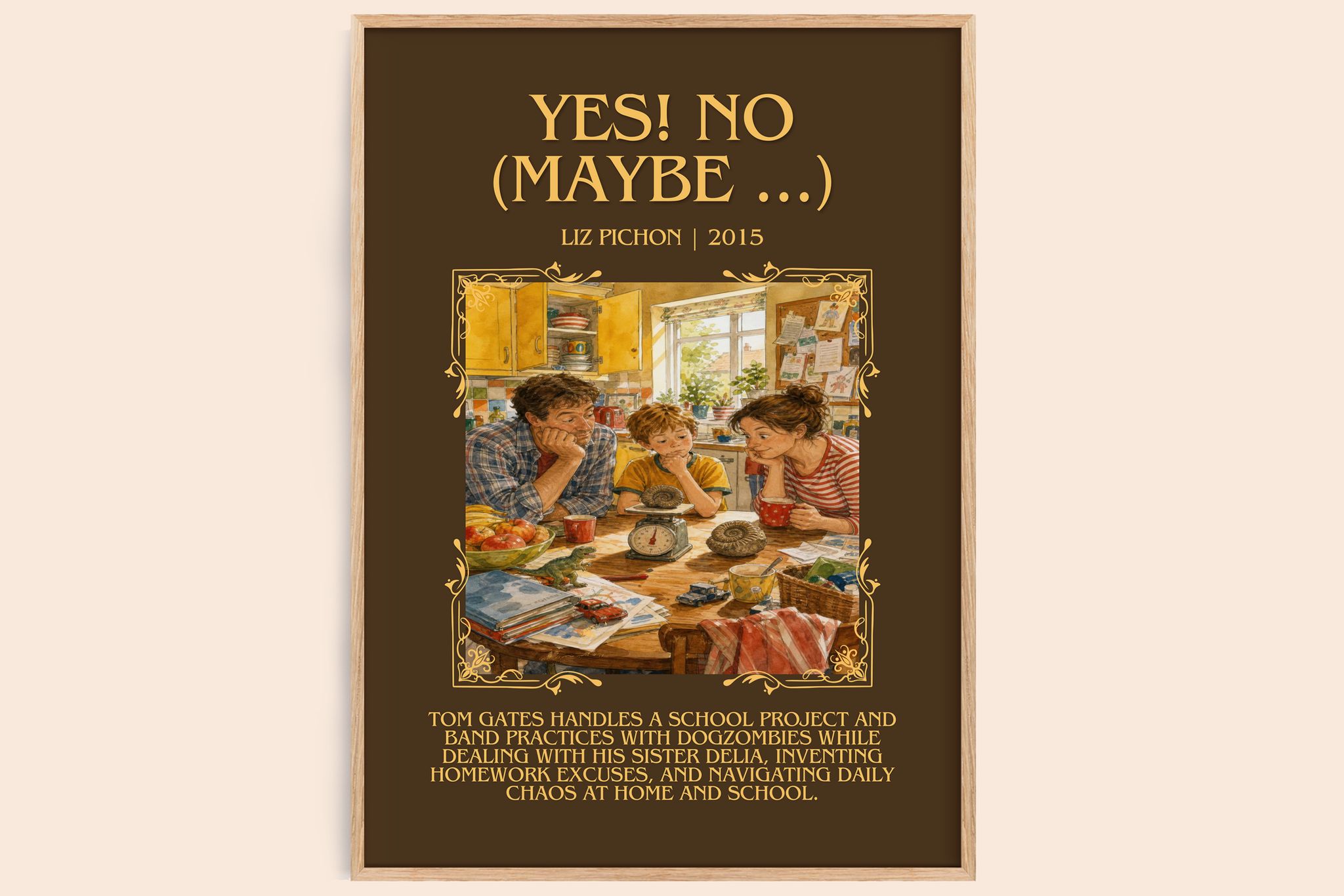 Yes! no (maybe ...) Minimalist Book Poster by Liz Pichon