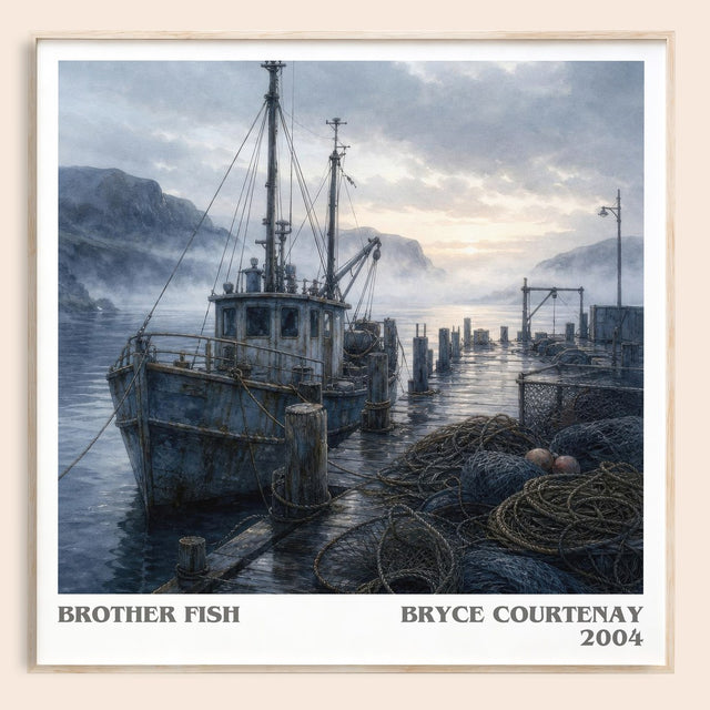 Brother Fish Literary Art Print by Bryce Courtenay