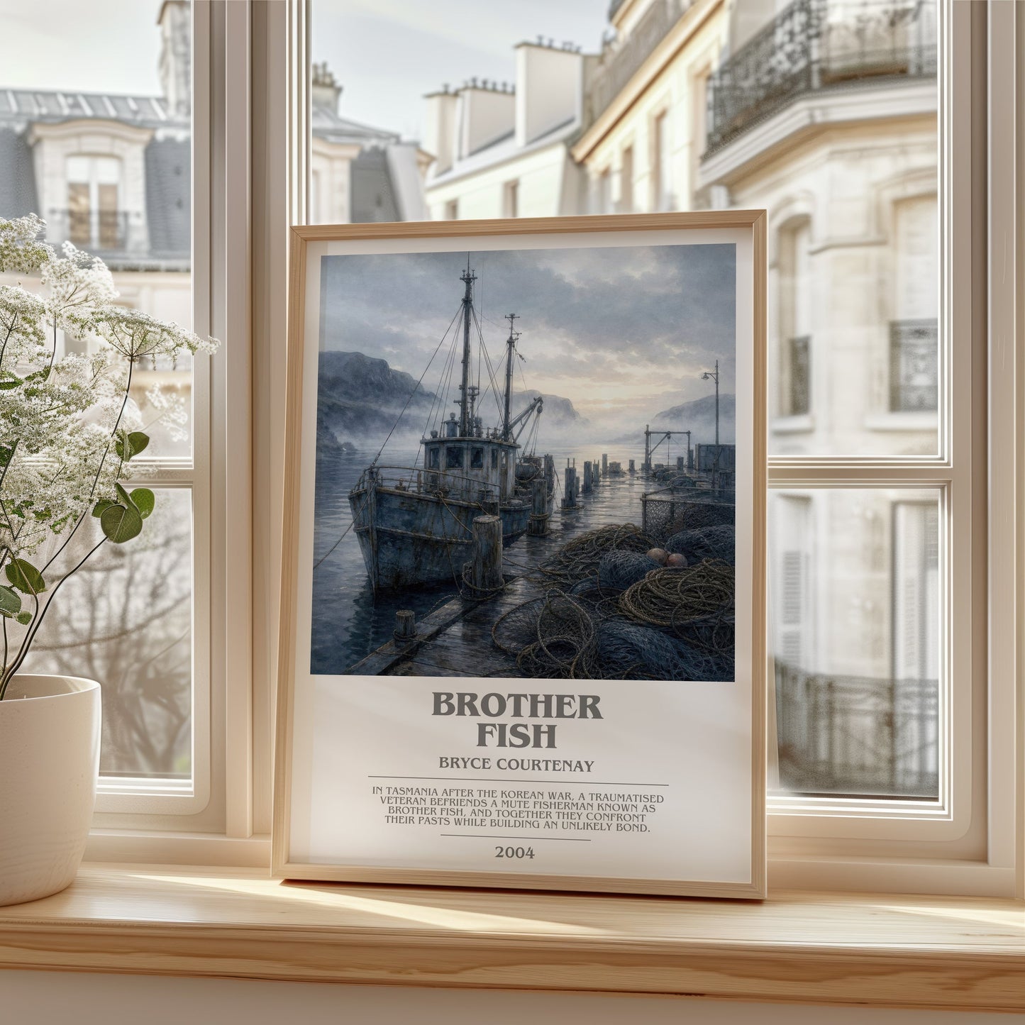 Brother Fish bookish poster colour and style options – Bryce Courtenay book art