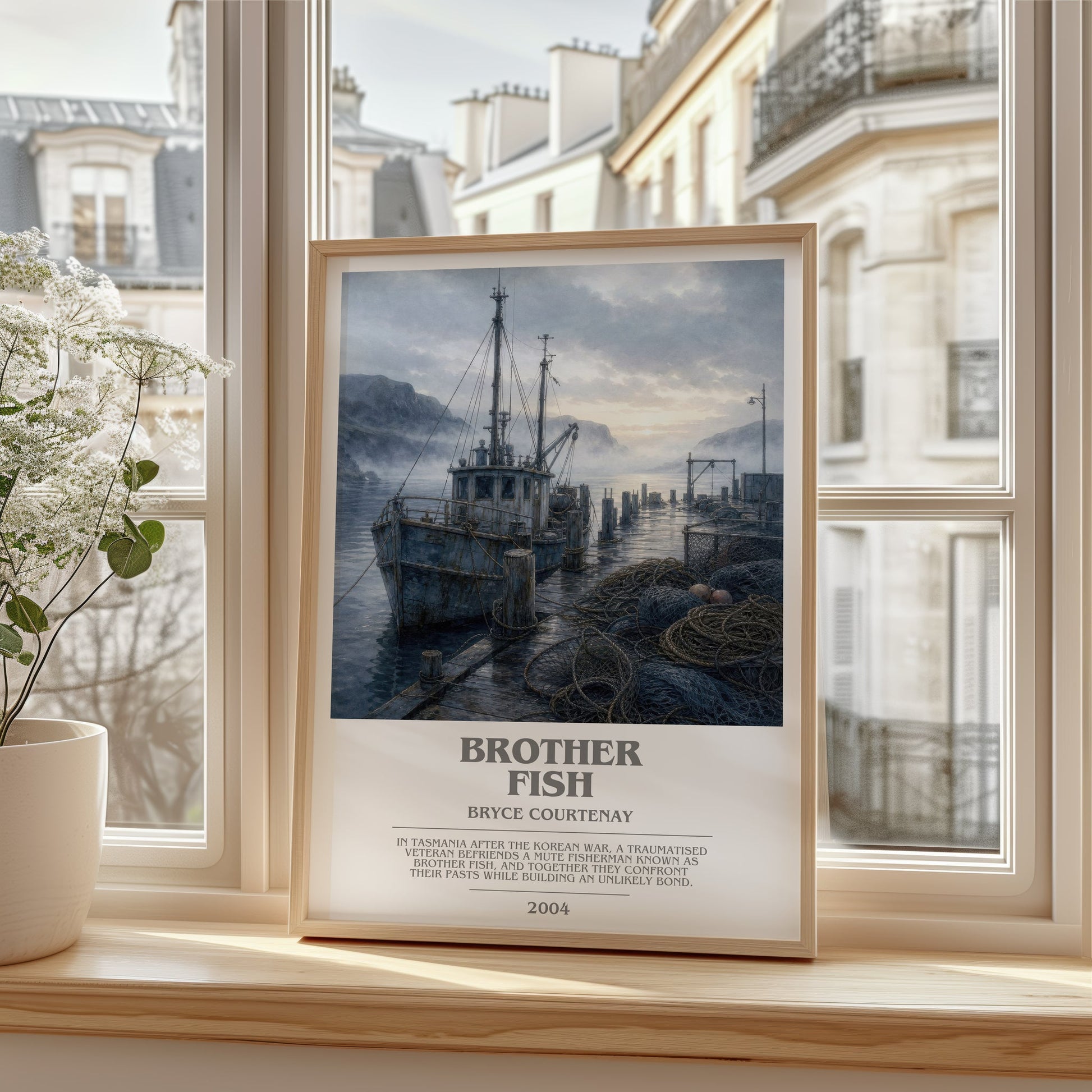 Brother Fish bookish poster colour and style options – Bryce Courtenay book art