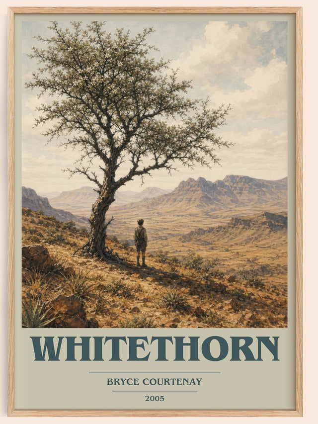 Whitethorn Book Cover Poster by Bryce Courtenay