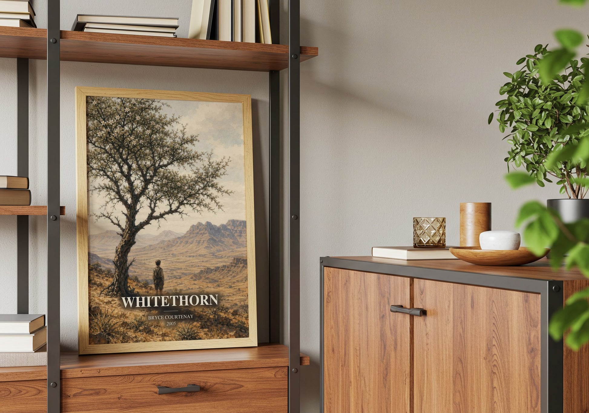 Whitethorn book watercolour illustration paper finish options – matte satin gloss