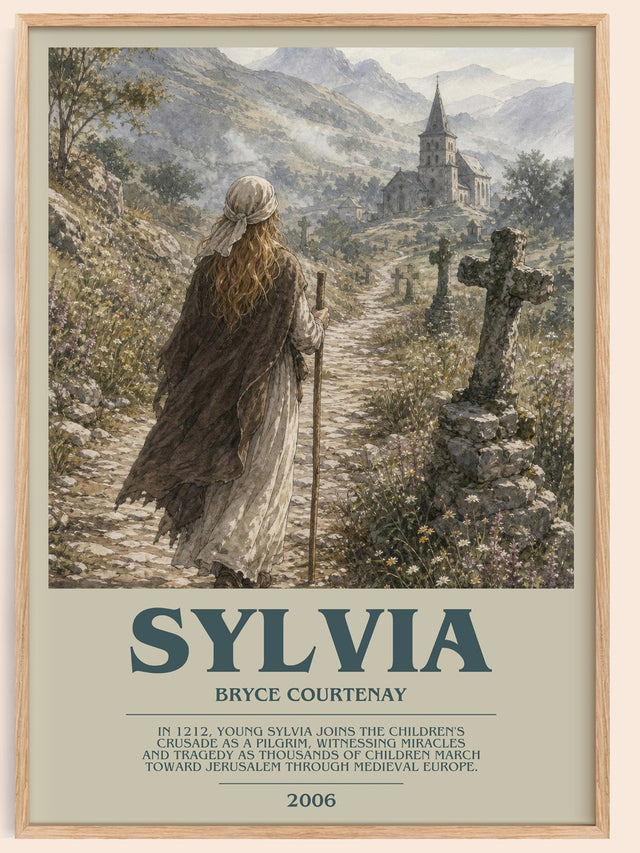 Sylvia Bookish Wall Art by Bryce Courtenay