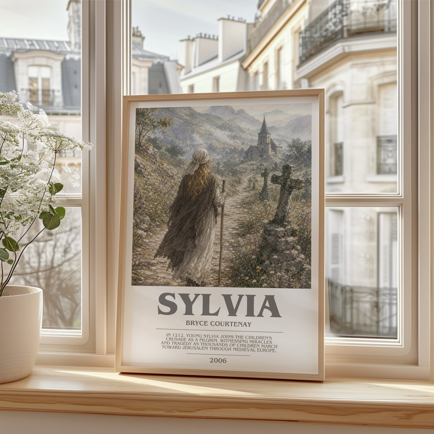 Sylvia bookish poster colour and style options – Bryce Courtenay book art