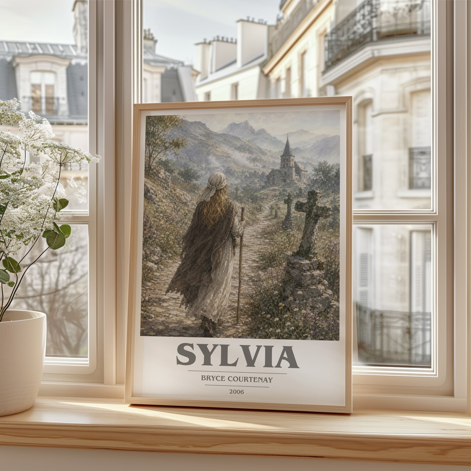 Sylvia book cover poster colour and style options – Bryce Courtenay book art