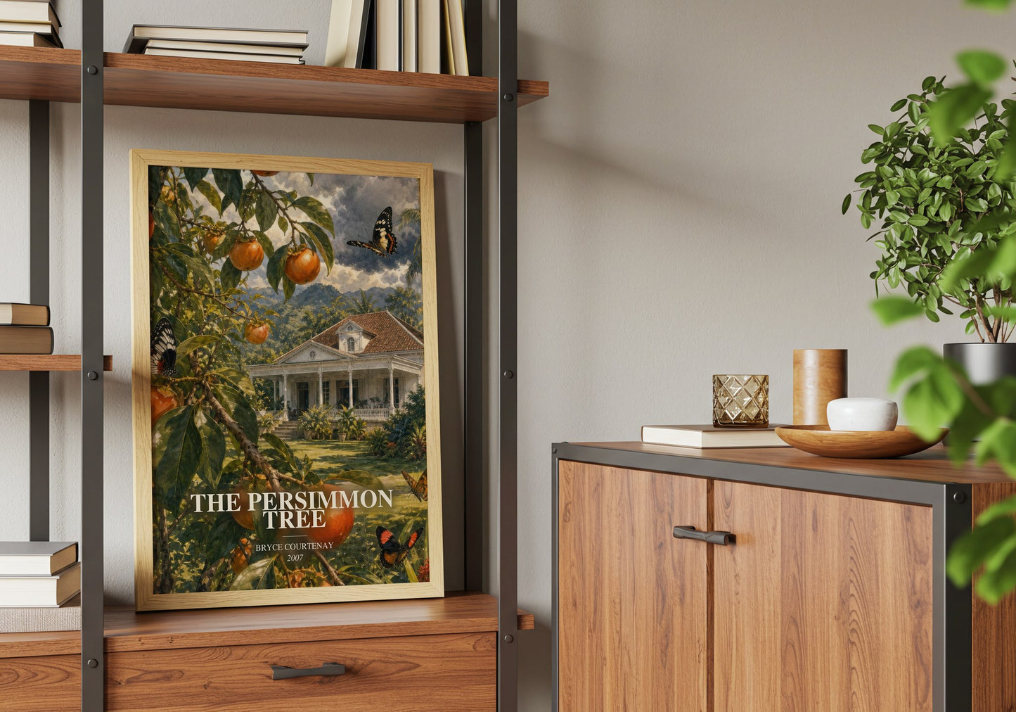 The Persimmon Tree book watercolour illustration paper finish options – matte satin gloss
