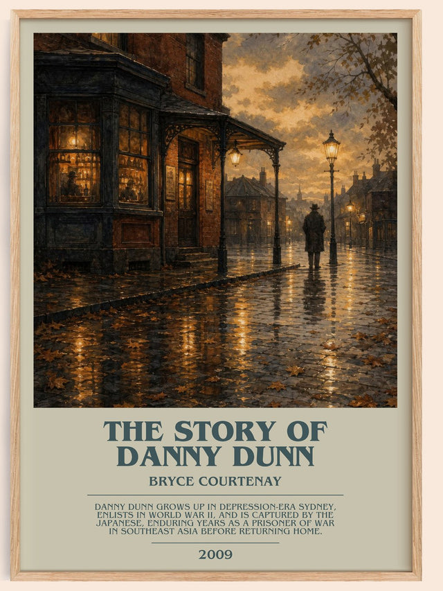 The Story Of Danny Dunn Bookish Wall Art by Bryce Courtenay
