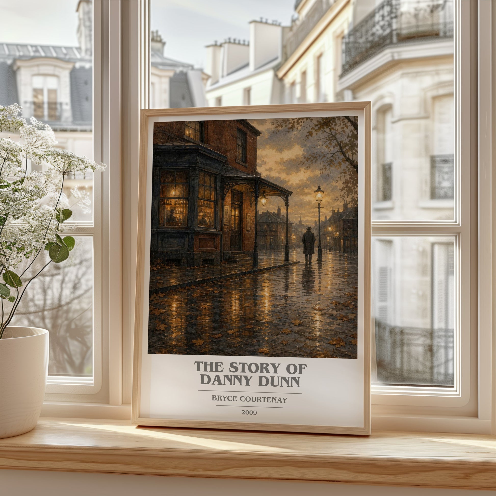 The Story Of Danny Dunn book cover poster colour and style options – Bryce Courtenay book art