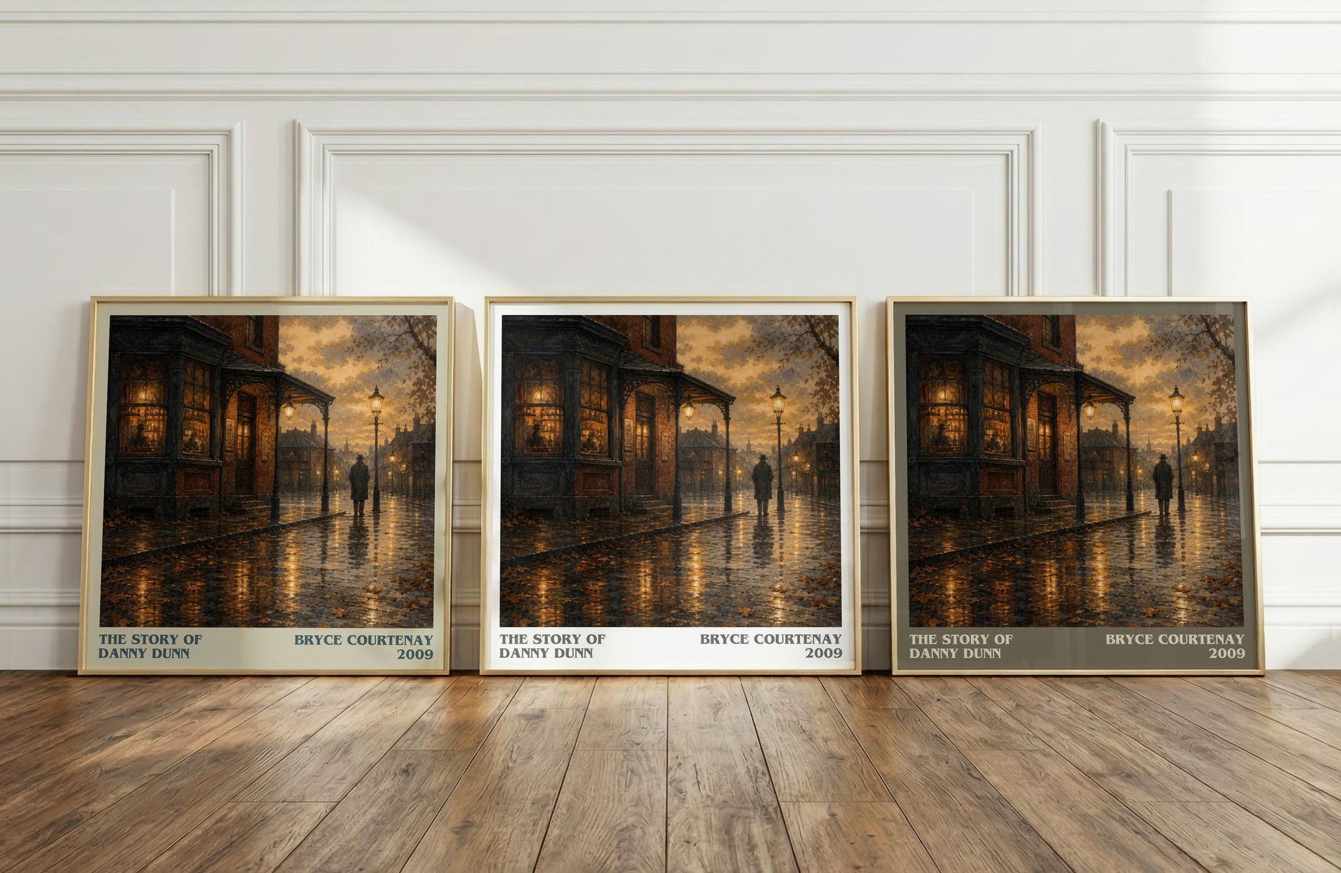 The Story Of Danny Dunn literary art print colour and style options – Bryce Courtenay book art