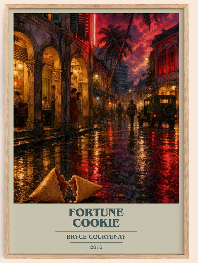 Fortune Cookie Book Cover Poster by Bryce Courtenay