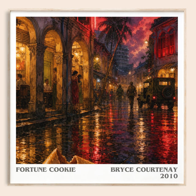 Fortune Cookie Literary Art Print by Bryce Courtenay