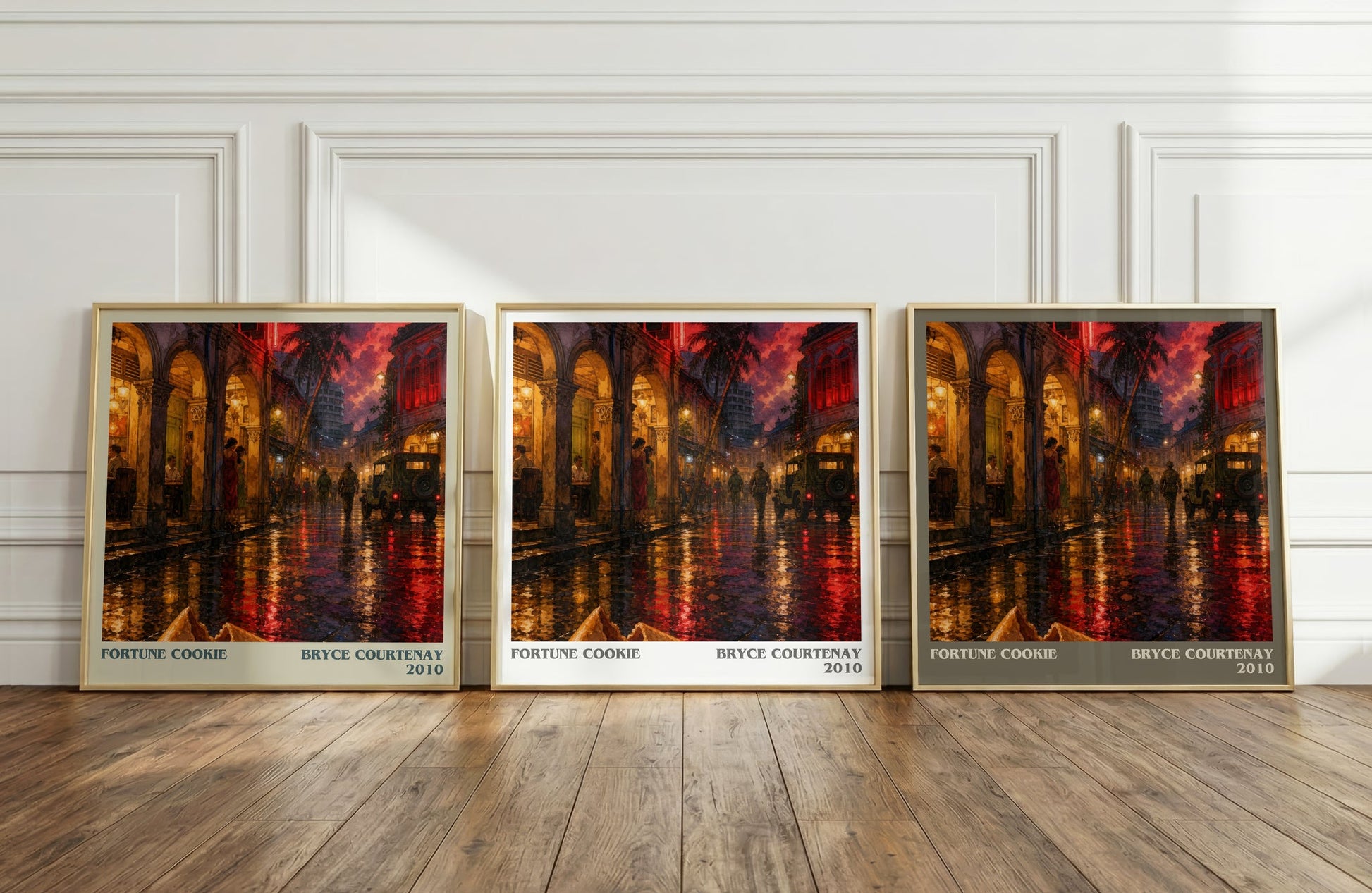 Fortune Cookie literary art print colour and style options – Bryce Courtenay book art