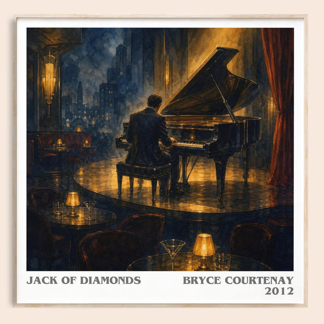 Jack Of Diamonds Literary Art Print by Bryce Courtenay
