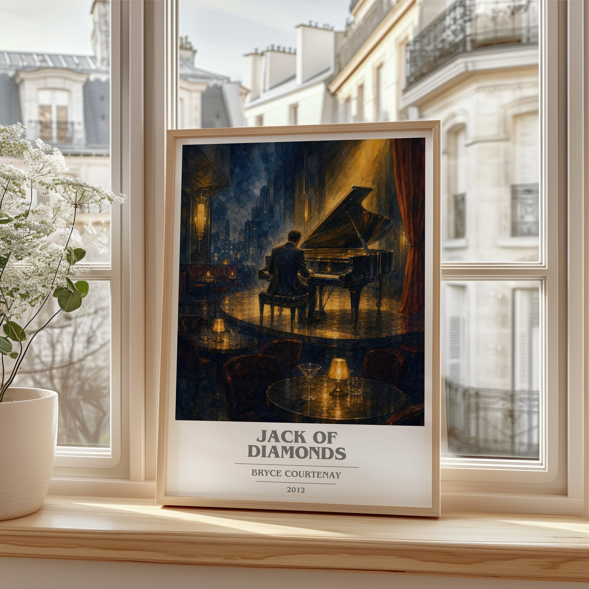 Jack Of Diamonds book cover poster colour and style options – Bryce Courtenay book art