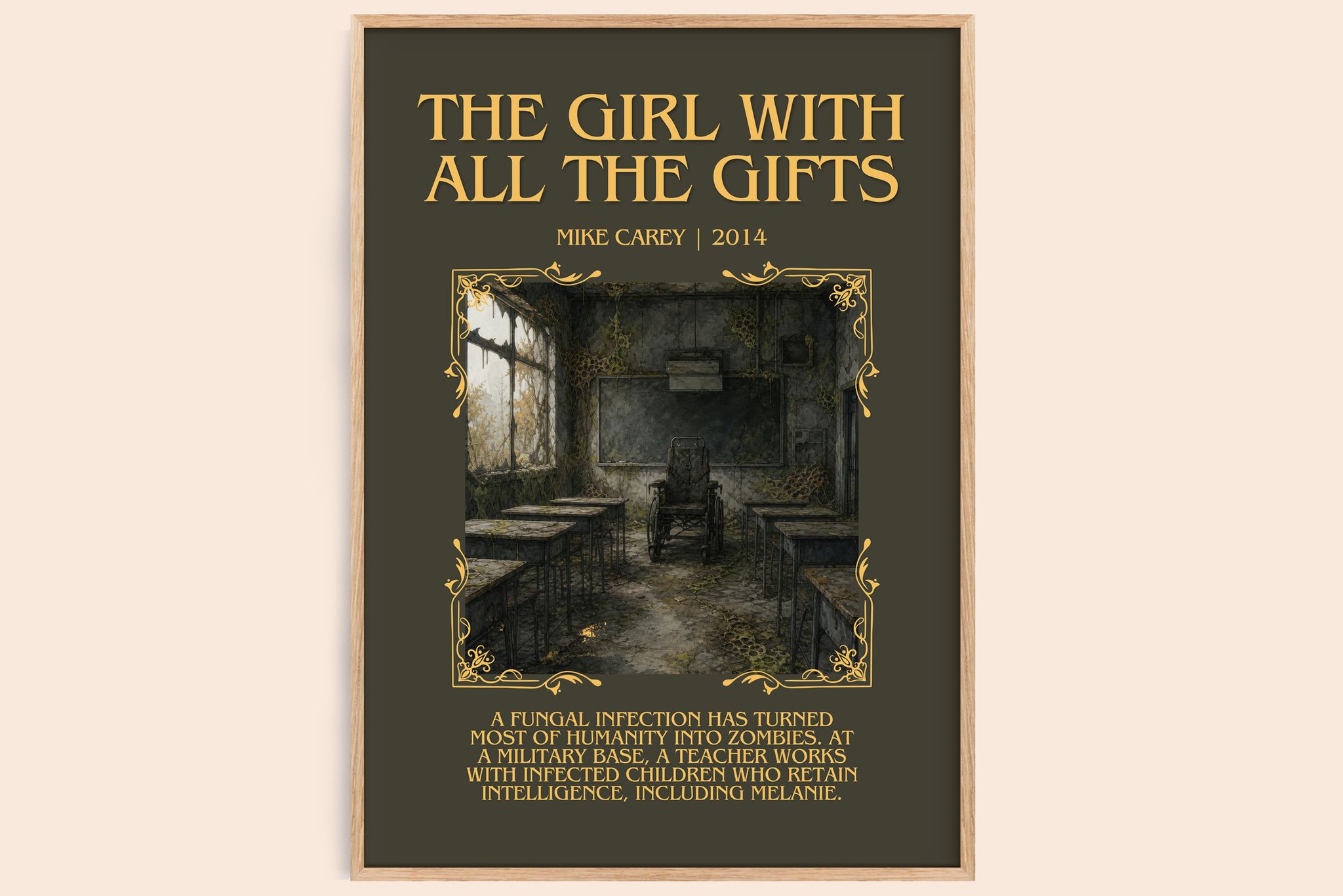 The Girl with All the Gifts Minimalist Book Poster by Mike Carey