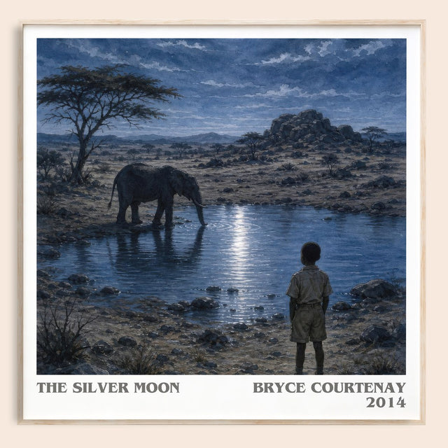 The Silver Moon Literary Art Print by Bryce Courtenay