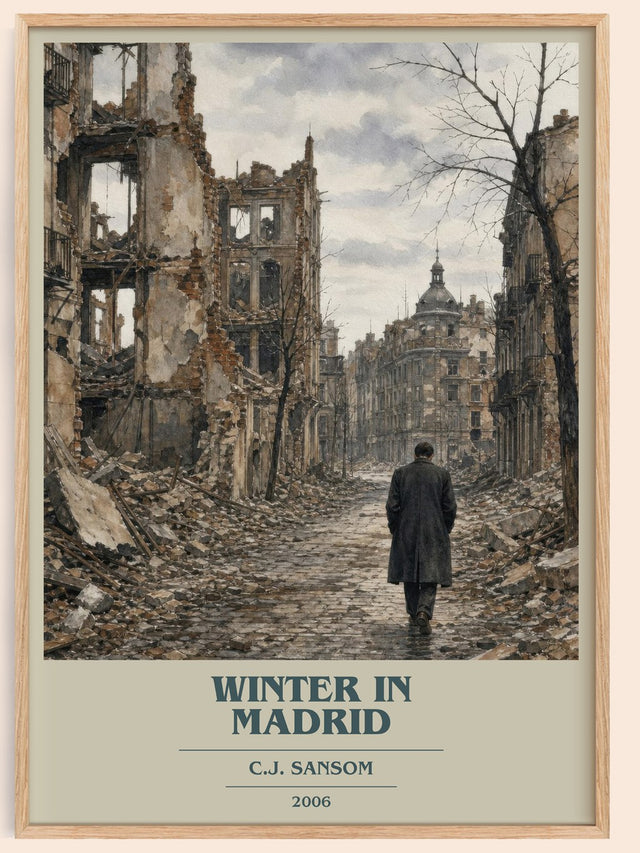 Winter In Madrid Book Cover Poster by C.J. Sansom