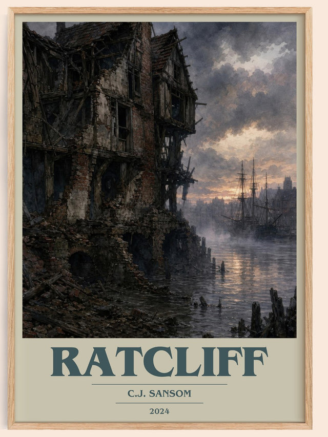 Ratcliff Book Cover Poster by C.J. Sansom