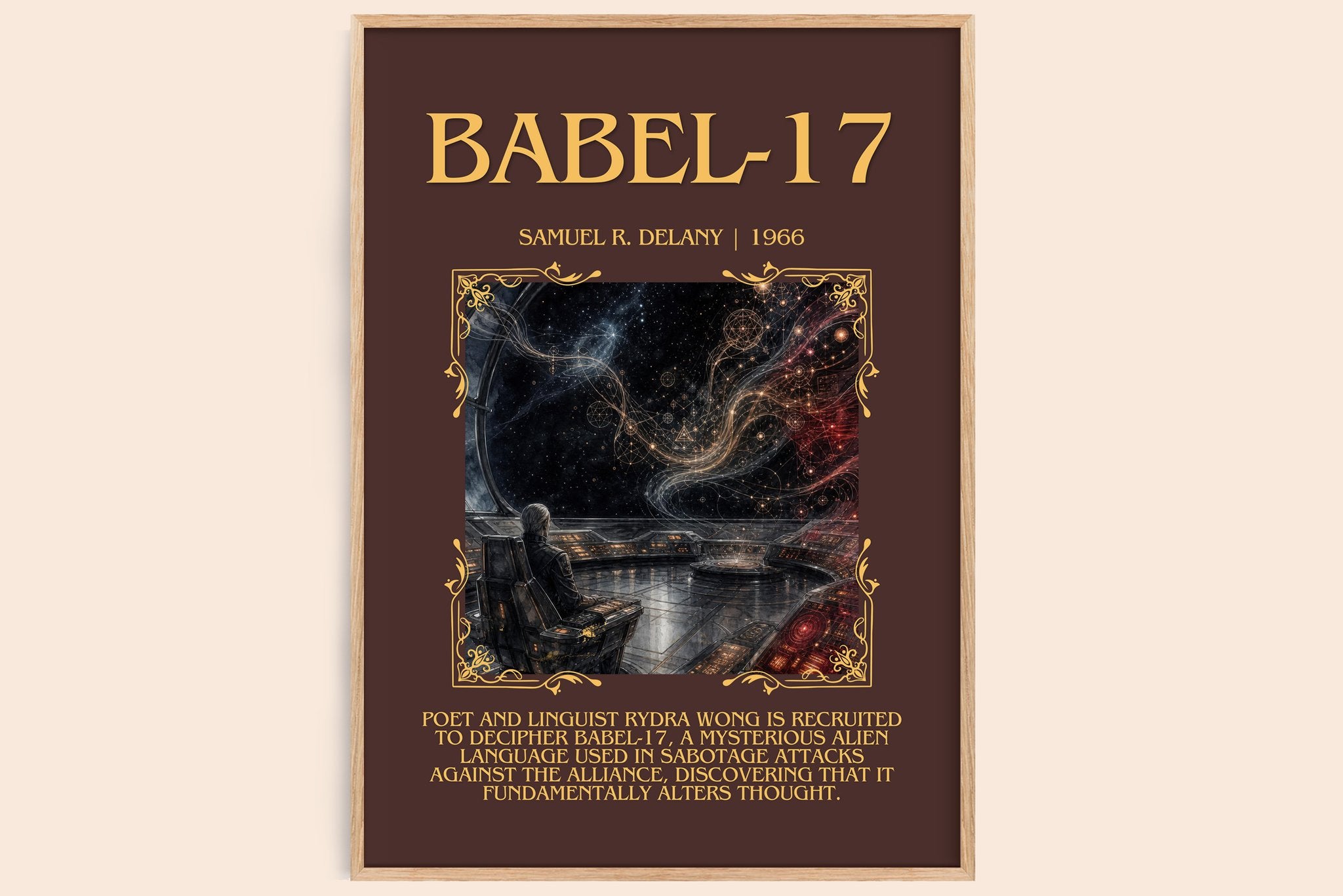 Babel-17 Minimalist Book Poster by Samuel R. Delany