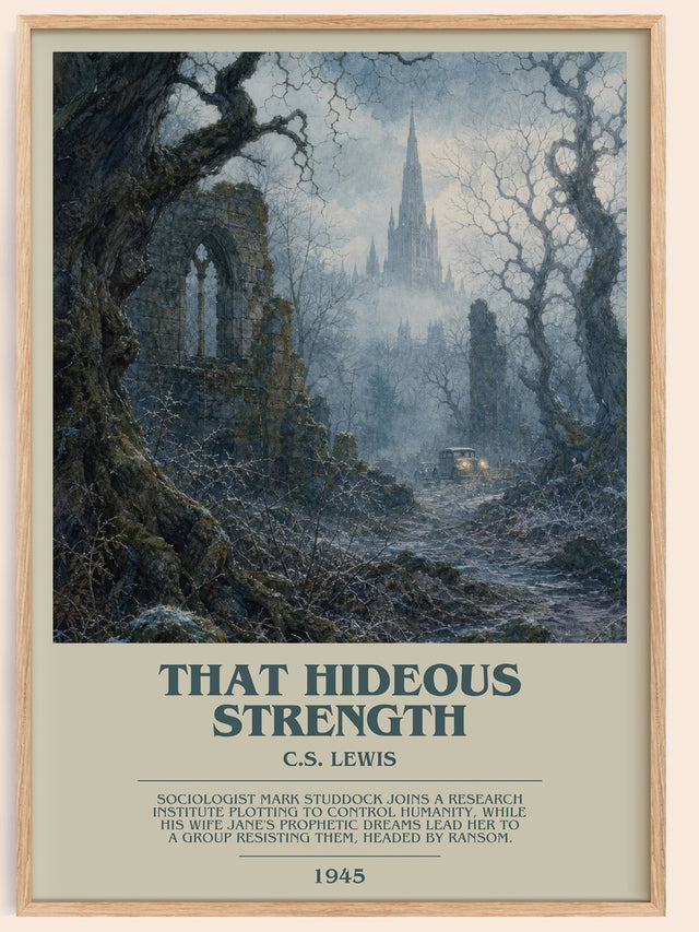 That Hideous Strength Bookish Wall Art by C.S. Lewis