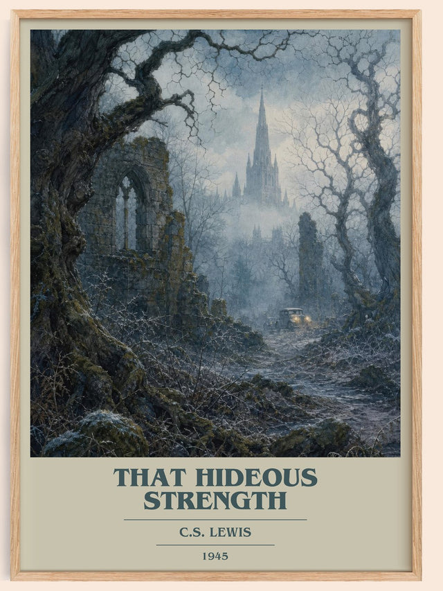 That Hideous Strength Book Cover Poster by C.S. Lewis