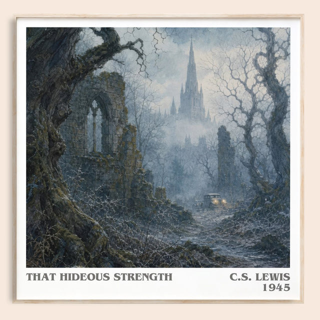 That Hideous Strength Literary Art Print by C.S. Lewis