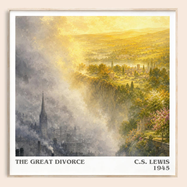 The Great Divorce Literary Art Print by C.S. Lewis