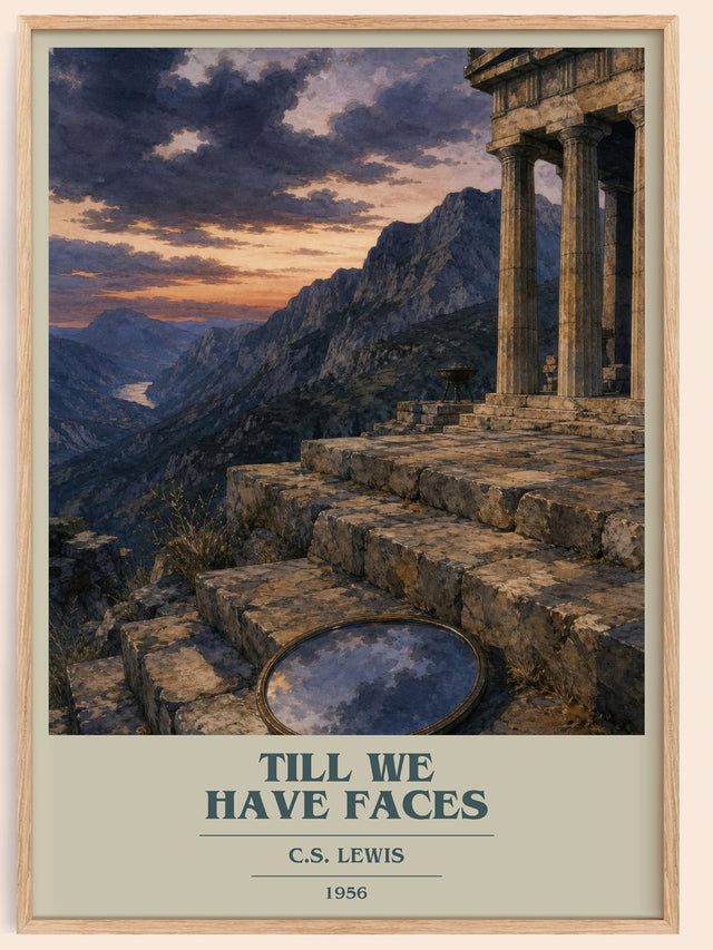 Till We Have Faces Book Cover Poster by C.S. Lewis